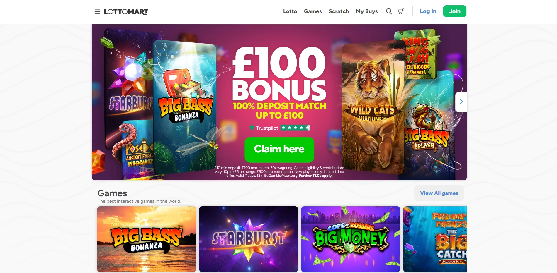 Lottomart screenshot